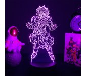 Japanese Anime Drogan Ball Super Saiyan Goku Vegeta Figure Led Acrylic Stand 3d Illusion Colorful Nightlight for Kids Birthday