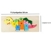 Wooden Puzzles for Kids,  Number Puzzle,  Dinosaur Puzzles and Animal ,Traffic,Characte Jigsaw Toys for Boy Girl Ideal Gift, 1-6