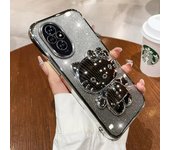 Rabbit Makeup Mirror Bracket Shell for Honor 200 100 90 80 70 60 PRO GT SE X 50 40 30 I PLUS Shockproof Phone Case