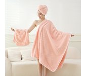 Super Soft and absorbs water and dries quickly,  It is softer than pure cotton and the towel、bath towel and hair dryer