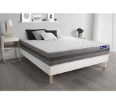 Pack colchón Actilatex relax 120x190cm + Somier multiláminas, Látex y espuma viscoelástica, 5 zonas de confort