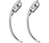 Herramientas especiales portátiles de acero inoxidable, removedor de sensores para ropa, herramienta portátil, herramienta de eliminación de etiquetas de seguridad con imán, accesorios para herramientas de supermercado (2 piezas)
