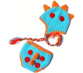 Super Cute Cartoon Dinosaur Baby Photography Creative Costume Hat Set Newborn Photography Outfit Prop Baby Costume Boy Girl
