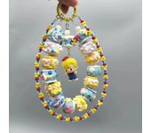 Lindo bebé lindo de pie Cadena de teléfono móvil de moda Lindo abrazo serie teléfono móvil cadena corta