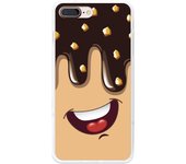 Tumundosmartphone Funda Gel Tpu para Iphone 7 Plus / 8 Plus Diseño Helado Chocolate Dibujos