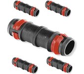 Suinga Manguito 16mm Riego por Goteo con Anilla de Seguridad (Pack 25) - Negro