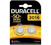 Pack 2 Pilas Boton Cr2016 Duracell - Larga Duración