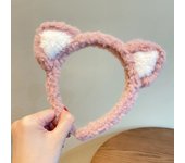 Hair Accessories Cute Plush Cat's Ears Steamed Cat Ear Shaped Bread Hair Band Wash Face Head Band Dress Headdress Hair Band
