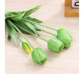 White Tulip Simulation Artificial Flower Christmas Home Decoration Valentine's Day Wedding Room Garden Fake Floral Bride Bouquet