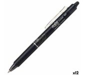 Bolígrafo Pilot Frixion Clicker Tinta borrable Negro 0,4 mm 12 Unidades