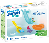 Diversión en la pesca con animales del mar Playmobil Junior. (71689)