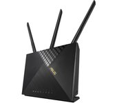 ASUS - 4G-AX56 router inalámbrico Gigabit Ethernet Doble banda (2,4 GHz / 5 GHz) Negro 90IG06G0-MO3110