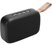 Altavoz Bluetooth 4,2 subwoofer Estéreo de sonido HiFi REPRODUCTOR DE Música portátil USB Mini, con radio FM, Llamadas Manos libres, para interiores y exteriores, Regalo de Navidad (Negro)