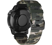 QuickFit 22mm 26mm Nylon Braided Strap for Garmin Fenix 8 E 7X 7 Pro Solar/6X/Epix/Forerunner 965/Instinct 2X/Enduro 3 Watchband