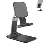 Euroxanty Soporte Móvil y Tablet Regulable en Altura | Base Extensible | Almohadilla Antideslizante