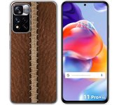 Funda Silicona para Xiaomi Redmi Note 11 Pro+ Plus 5G diseño Cuero 01 Dibujos