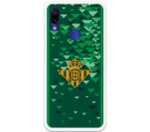 Funda original compatible con Xiaomi Redmi Note 7 - Real Betis Balompié Escudo amarillo