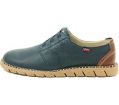 Callaghan mod. 43200 zapato sport para hombre en piel natural, cordón elástico