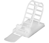 Cable Clips, 30 Self-Adhesive Cable Clips, Cable Organizer for Ethernet Cables and Cable Management System for TV, Laptop, Desk, Black