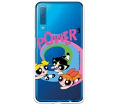 Funda original compatible con Samsung Galaxy A7 2018 - The Powerpuff Girls Power 3