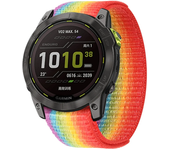 26 20 22mm Nylon Watch Band For Garmin Fenix 7X 6X Pro 7 7S 6 6S 5X 5 5S Plus/Venu 2 Plus Hook and Loop Quick Dry Strap