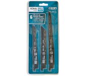 Kit 6 hojas de sierra de sable recambio para 08776 koma tools