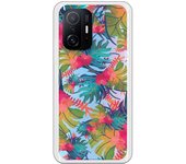 Funda compatible con Xiaomi Mi 11T (5G)   / 11T Pro (5G)  - Plantas y Hojas de Colores CL