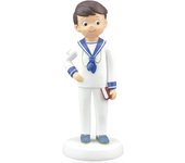 Figura comunión niño marinero PARA TARTA PRIMERA COMUNION DECORACION CONFIRMACION CUMPLEAÑOS ADA Y SUS DETALLES