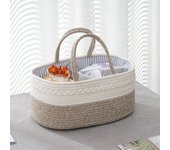Multifunctional Travel Out Portable Mommy Bag Cotton Rope Diaper Bag Diaper Storage Bag Baby Diaper Storage Basket
