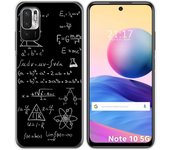 Tumundosmartphone Funda Gel Tpu para Xiaomi Redmi Note 10 5G / POCO M3 PRO 5G diseño Formulas Dibujos