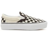 Zapatilla Vans Slip On Plataforma Mujer Blanca y Negra
