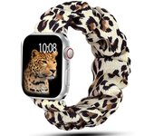 Scrunchie Strap For Apple Watch Band 8 Ultra 49mm 44mm 40mm 42mm 38mm 45mm 41mm Nylon Solo Loop Bracelet IWatch 8 7 SE 6 5 4 3 2