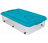 BAJO CAMA 60 LITROS AZUL 11003 80x50x18 CM PLASTIKEN