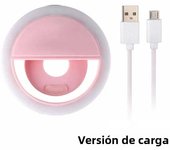 USB Powered LED Selfie Ring Light with Phone Lens for iPhone Samsung Xiaomi Huawei Mobile Phone Photography Selfie Lamp Accessor