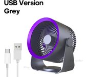 KINSCOTER-ventilador eléctrico multifuncional, circulador inalámbrico, silencioso, portátil, para el hogar, escritorio, pared, techo