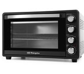 Orbegozo horno eléctrico de sobremesa HO 455, 45 litros, temporizador, selector de temperatura, termostato regulable, bandeja recogemigas, accesorios, 2000 W