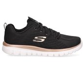 Deportivo SKECHERS 12615 Negro, Zapatillas Deportivas Mujer