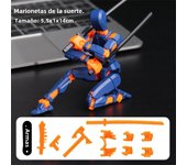 1pc Multi-joint Articulated Doll,Statue Doll Model Toys with Different Weapons,Full-body Mobile Robot (Requires Self-assembly)