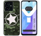 Funda Silicona para Vivo Y35 / Y22s diseño Camuflaje 01 Dibujos