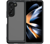 Colorfull Acrylic Transparent TPU Flpd Phone Case for Samsung Galaxy Z Fold 6 5 4 3 5G Z Fold6 Flip6 Anti-fingerprint Back Case