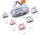 Baby Wonders® Casco Bebe, Protector Cabeza Bebe Golpes, Casco Bebe Golpes, Chichonera Bebe, Casco Antigolpes Bebe Ajustable, Casco Para Bebe Casa, Casco De Protección Y Seguridad Para Bebes