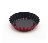Molde de acero al carbono reciclable para tartaletas de huevo con encaje, molde para tarta portuguesa con forma de crisantemo, molde redondo para tartaletas de huevo