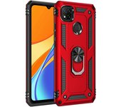 Shockproof Armor For Xiaomi Redmi 9 9T 9A 9C NFC Case Phone Case for Redmi Note9 Pro Ring Stand Bumper Silicone Phone Back Cover