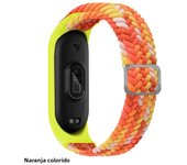 Bracelet for Mi band 7 Strap Elastic adjustable Nylon Braided Miband4 miband 5 correa Wristband xiaomi Mi band 3 5 4 6 strap