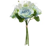 Poenia Arte Floral - Ramo de Flores Artificiales Realista 38cm 2 Piezas