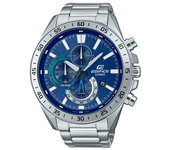 Reloj de pulsera CASIO Edifice - EFV-620D-2AVUEF correa color: Gris plata Dial Azul Hombre