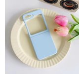 Matte Hard Case For Samsung Galaxy Z Flip 6 / Z Flip 5 Protective Shockproof Cover Candy Color For zflip6 zflip5 Capa Case