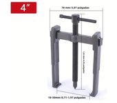 Adjustable Two Jaw Bearing Puller Tool, Carbon Steel Pump Pulley Remover 3/4Inch Small Bearing Puller Pilot Bearing Removal Tool