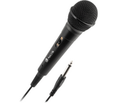 MICROFONO NGS SINGER SIRE NEGRO - BOTON ON/OFF - CABLE 3 METROS JACK 3.5