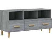 vidaXL Mueble de TV madera contrachapada 102x36x50 cm, Mueble de Salon, Mueble TV, Mueble TV salon, Mesa de TV, Mueble tele